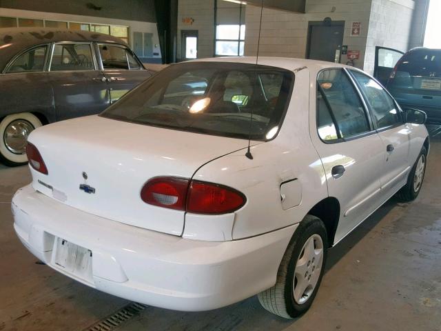 1G1JC524327269203 - 2002 CHEVROLET CAVALIER B WHITE photo 4