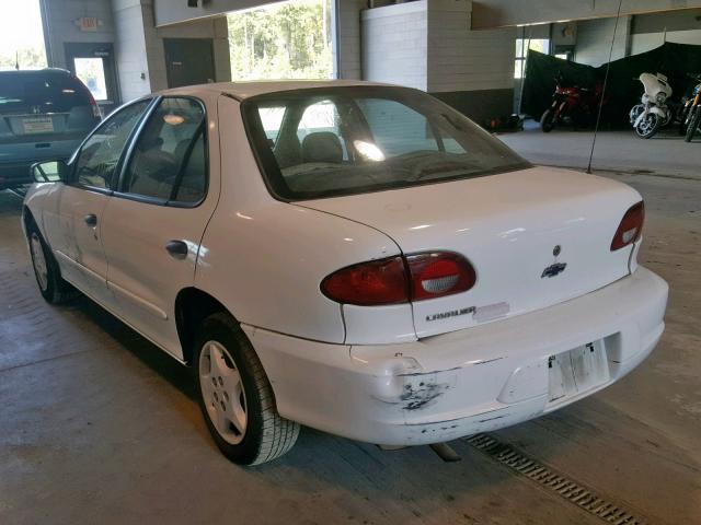 1G1JC524327269203 - 2002 CHEVROLET CAVALIER B WHITE photo 9