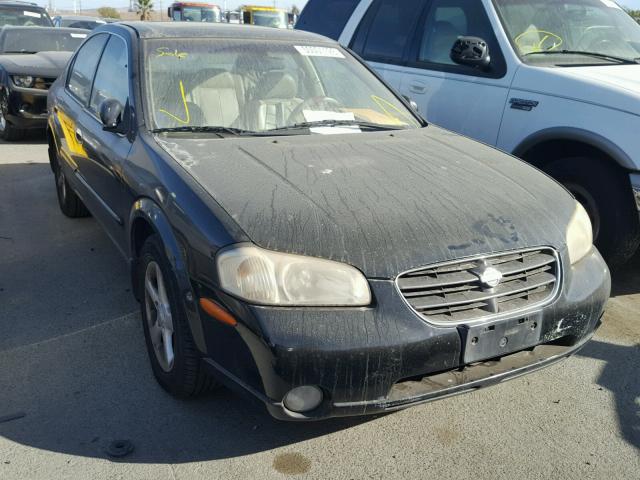 JN1CA31D81T806796 - 2001 NISSAN MAXIMA GXE BLACK photo 1