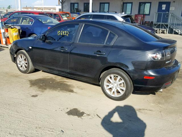 JM1BK12F981797350 - 2008 MAZDA 3 I BLACK photo 9