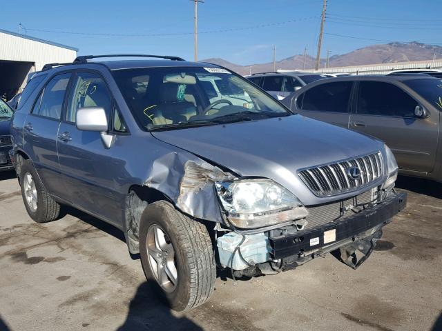 JTJGF10U030150889 - 2003 LEXUS RX 300 SILVER photo 1