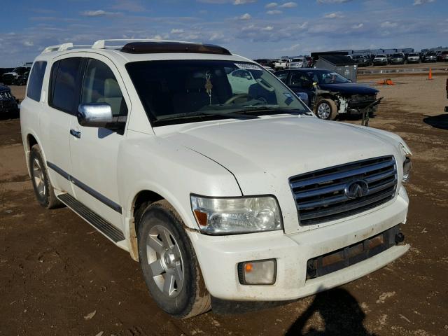 5N3AA08A25N803369 - 2005 INFINITI QX56 WHITE photo 1