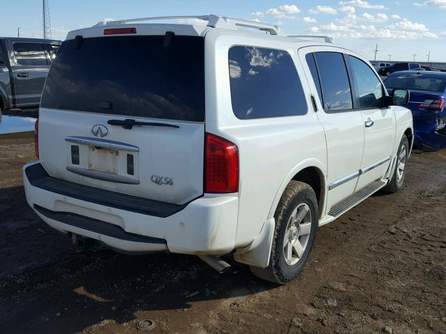 5N3AA08A25N803369 - 2005 INFINITI QX56 WHITE photo 4