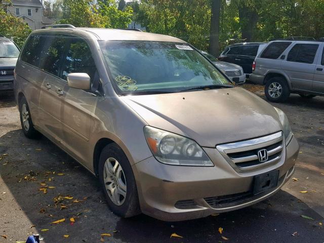 5FNRL38457B130164 - 2007 HONDA ODYSSEY EX GOLD photo 1