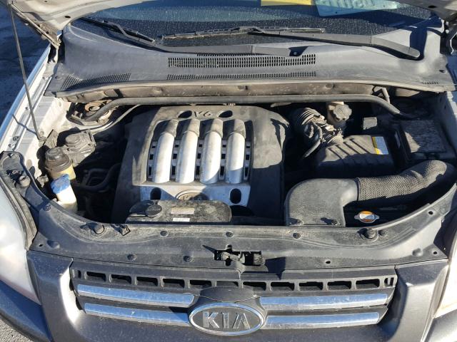 KNDJE723567179027 - 2006 KIA NEW SPORTA GRAY photo 7