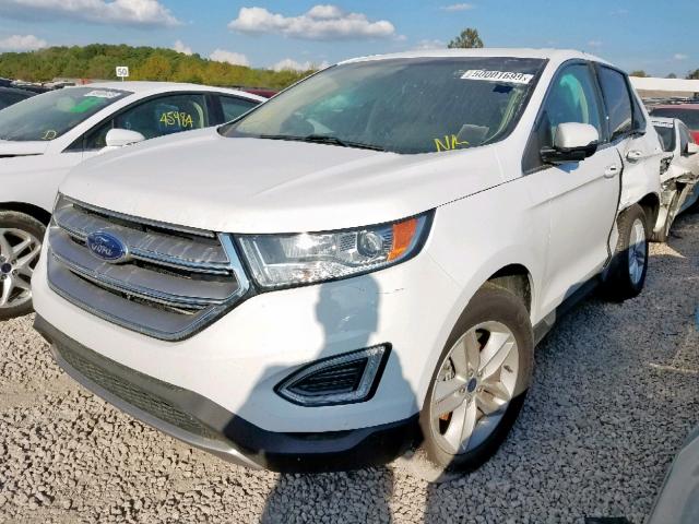 2FMPK3J91JBB93214 - 2018 FORD EDGE SEL WHITE photo 2