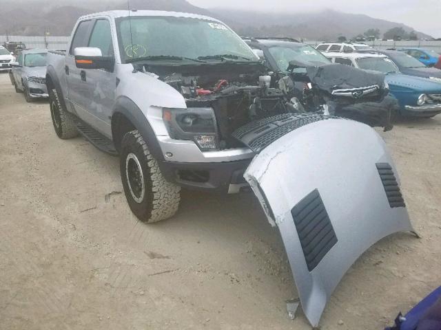 1FTFW1R68DFC57948 - 2013 FORD F150 SVT R SILVER photo 1