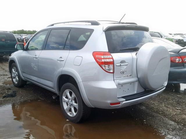 JTMBK31V39D008324 - 2009 TOYOTA RAV4 LIMIT SILVER photo 3