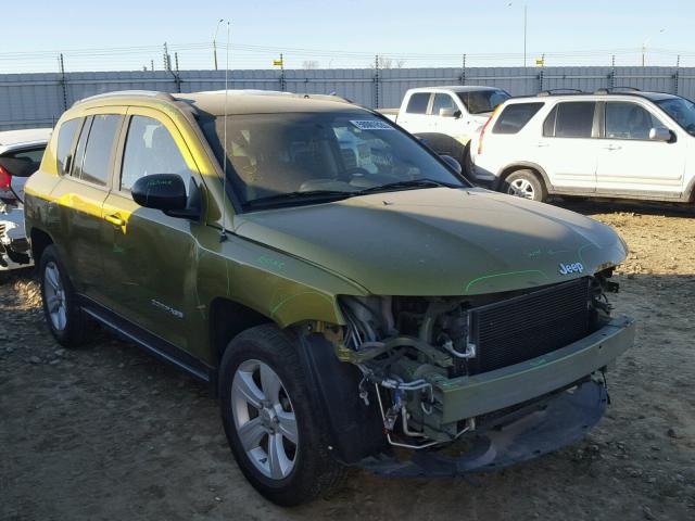 1C4NJDAB0CD554680 - 2012 JEEP COMPASS BA GREEN photo 1