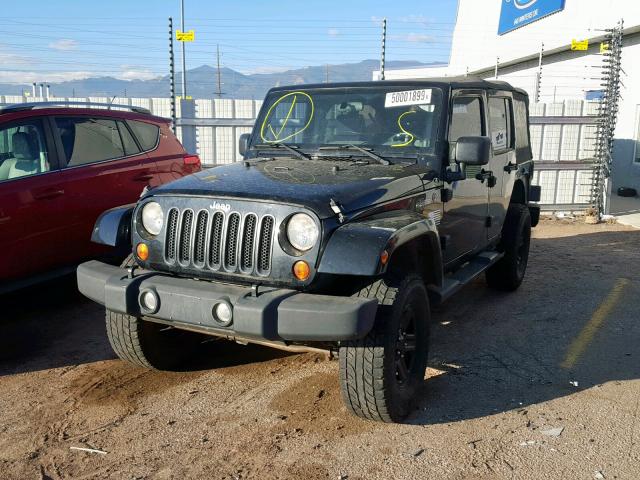 1J4GA59117L219198 - 2007 JEEP WRANGLER S BLACK photo 2