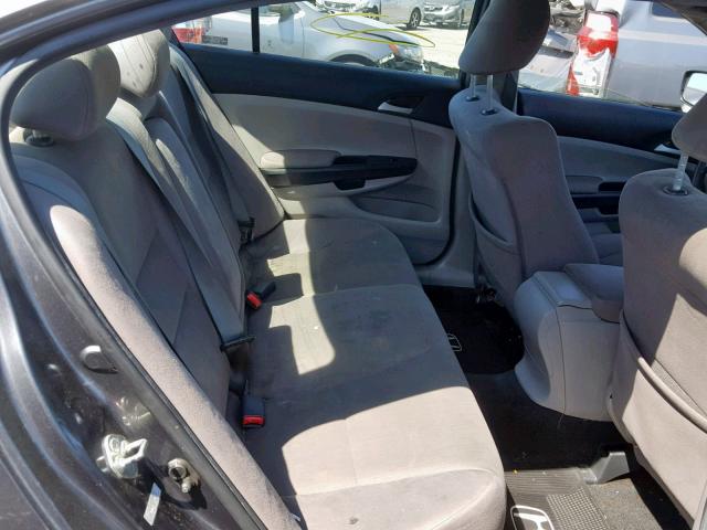 1HGCP2F4XCA175290 - 2012 HONDA ACCORD LXP GRAY photo 6