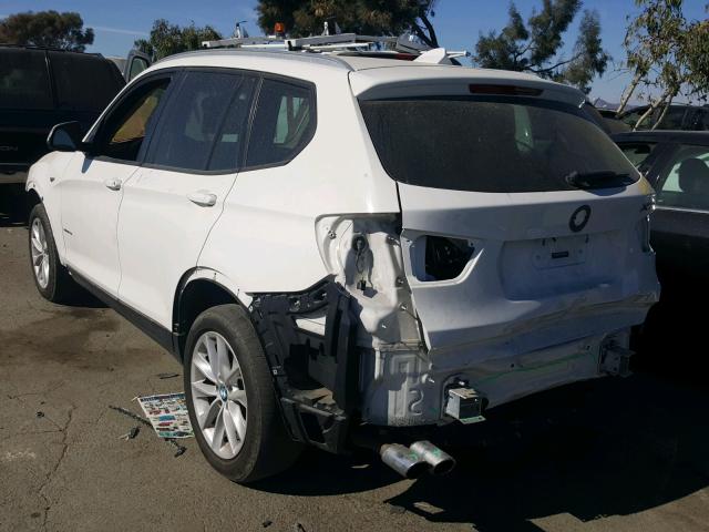 5UXWZ7C58G0R31998 - 2016 BMW X3 SDRIVE2 WHITE photo 3