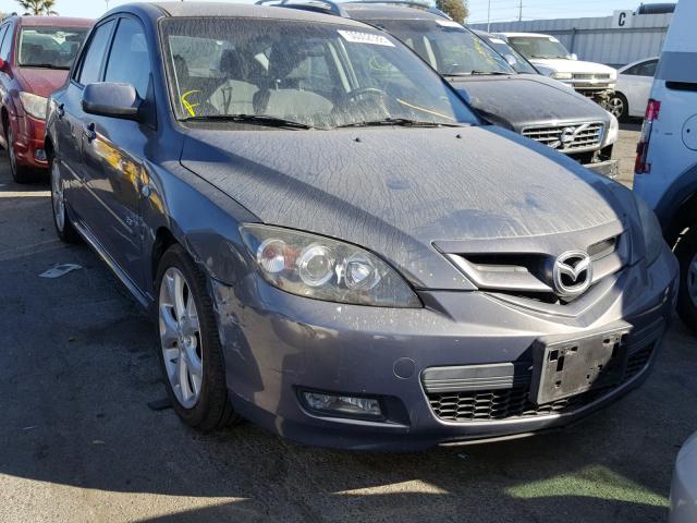 JM1BK344981872961 - 2008 MAZDA 3 HATCHBAC CHARCOAL photo 1