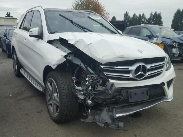 4JGDA5GB6GA634688 - 2016 MERCEDES-BENZ GLE 400 4M WHITE photo 1