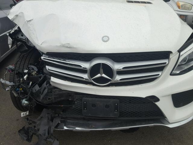 4JGDA5GB6GA634688 - 2016 MERCEDES-BENZ GLE 400 4M WHITE photo 7