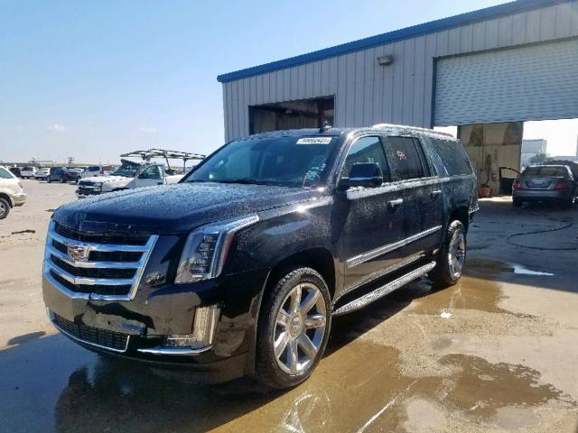 1GYS3HKJ6LR144943 - 2020 CADILLAC ESCALADE BLACK photo 2