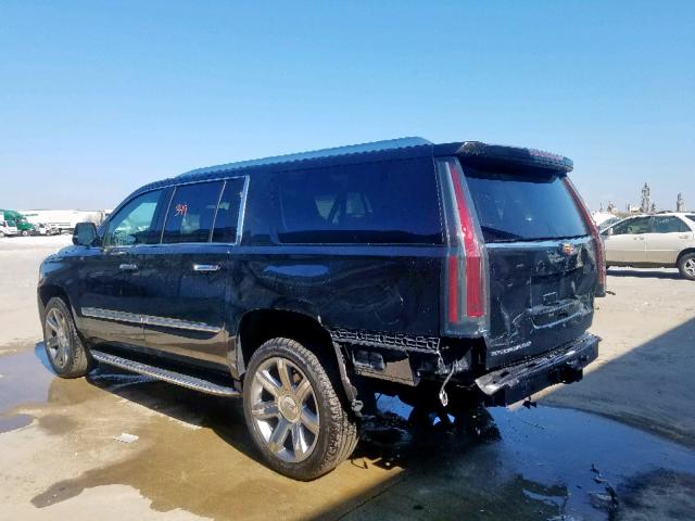 1GYS3HKJ6LR144943 - 2020 CADILLAC ESCALADE BLACK photo 3