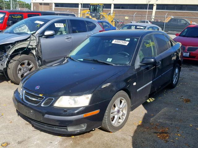 YS3FD49Y071137645 - 2007 SAAB 9-3 2.0T BLACK photo 2