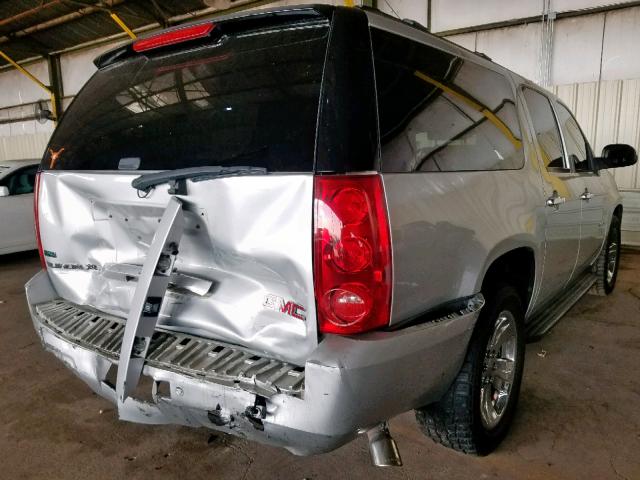 1GKUCHE01AR136932 - 2010 GMC YUKON XL C SILVER photo 4