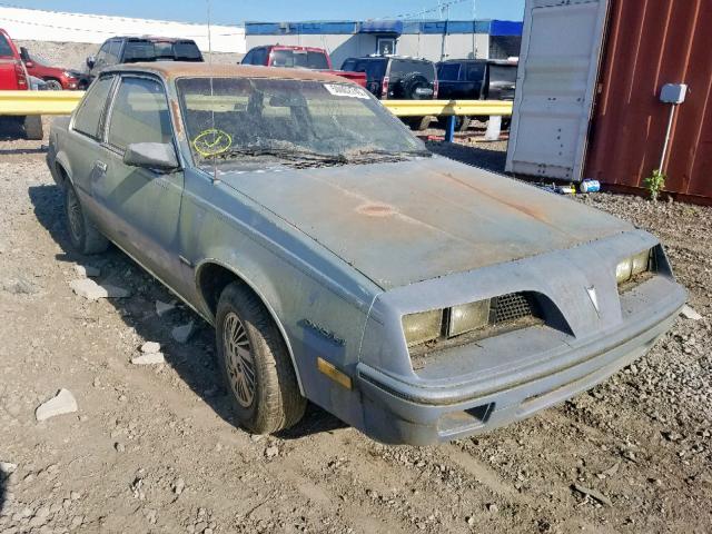 1G2AB2706E7282700 - 1984 PONTIAC J2000 BLUE photo 1