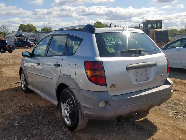 5Y2SM63815Z438174 - 2005 PONTIAC VIBE SILVER photo 3