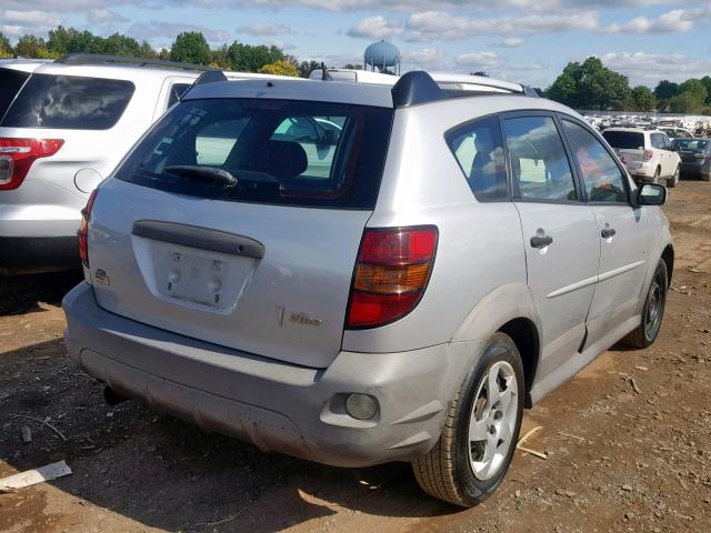 5Y2SM63815Z438174 - 2005 PONTIAC VIBE SILVER photo 4