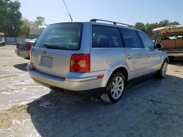 WVWVD63BX4E215730 - 2004 VOLKSWAGEN PASSAT GLS SILVER photo 4