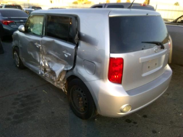 JTLZE4FE8A1099301 - 2010 TOYOTA SCION XB ვერცხლისფერი ფოტო 3