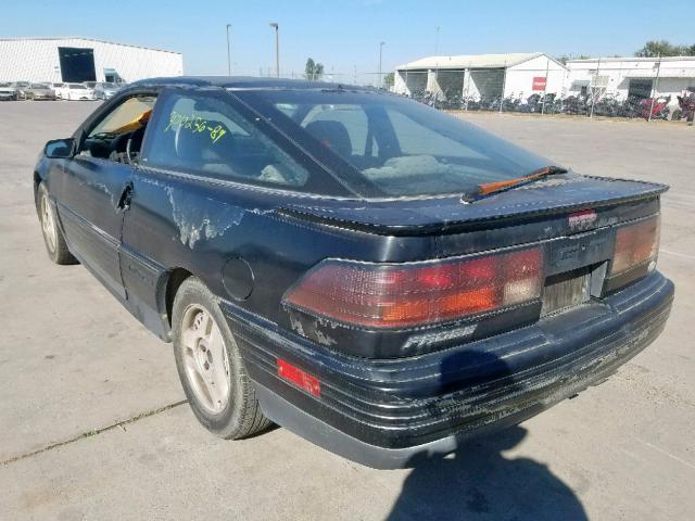 1ZVBT22L3K5310262 - 1989 FORD PROBE GT BLACK photo 3