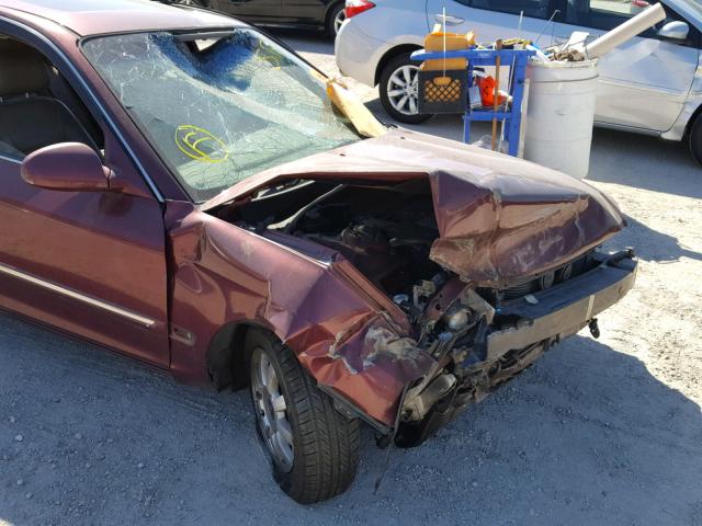 KNAGD126225106530 - 2002 KIA OPTIMA MAG MAROON photo 9