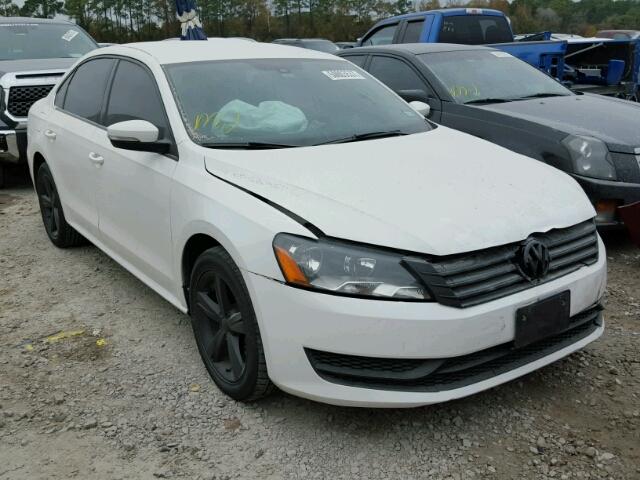 1VWBP7A32DC083390 - 2013 VOLKSWAGEN PASSAT SE WHITE photo 1