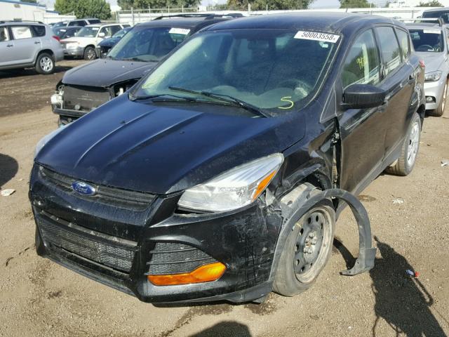 1FMCU0F77EUD37556 - 2014 FORD ESCAPE S BLACK photo 2