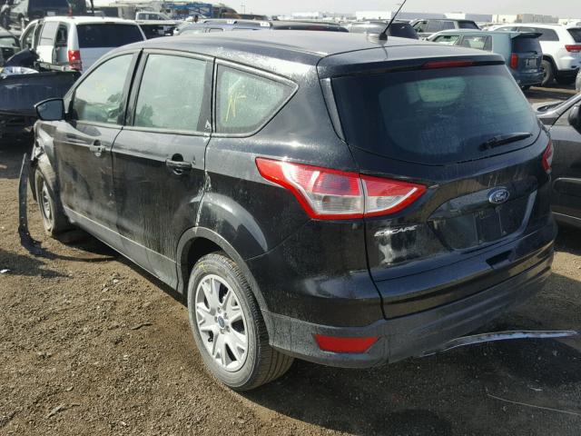 1FMCU0F77EUD37556 - 2014 FORD ESCAPE S BLACK photo 3