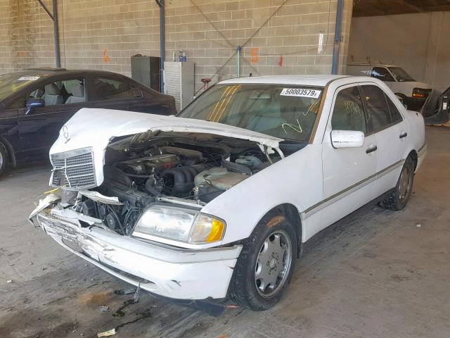 WDBHA28E2RF042593 - 1994 MERCEDES-BENZ C 280 WHITE photo 2