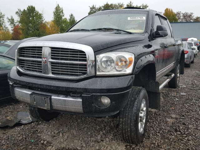 3D7MX39A38G164771 - 2008 DODGE RAM 3500 BLACK photo 2