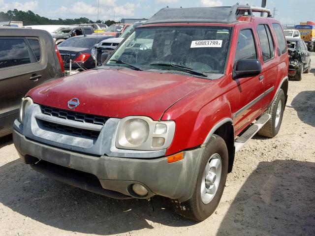 5N1ED28T33C636284 - 2003 NISSAN XTERRA XE RED photo 2