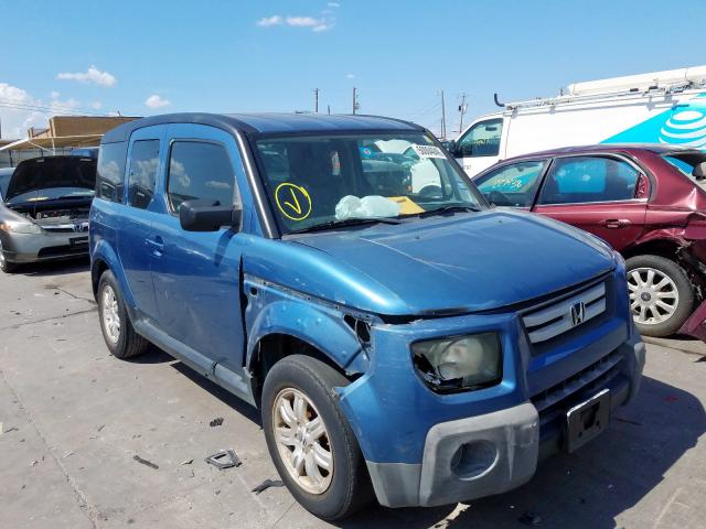 5J6YH18737L009653 - 2007 HONDA ELEMENT EX BLUE photo 1