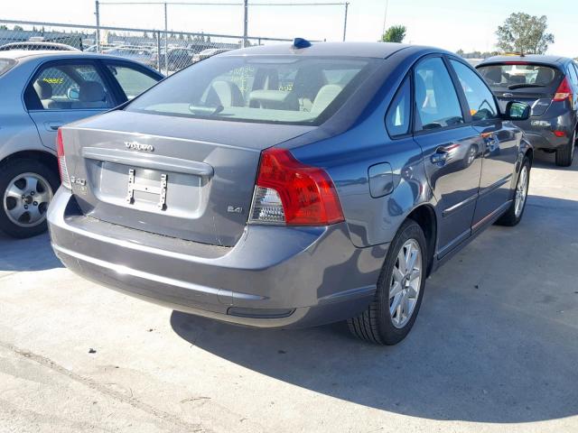 YV1MS382382396308 - 2008 VOLVO S40 2.4I GRAY photo 4