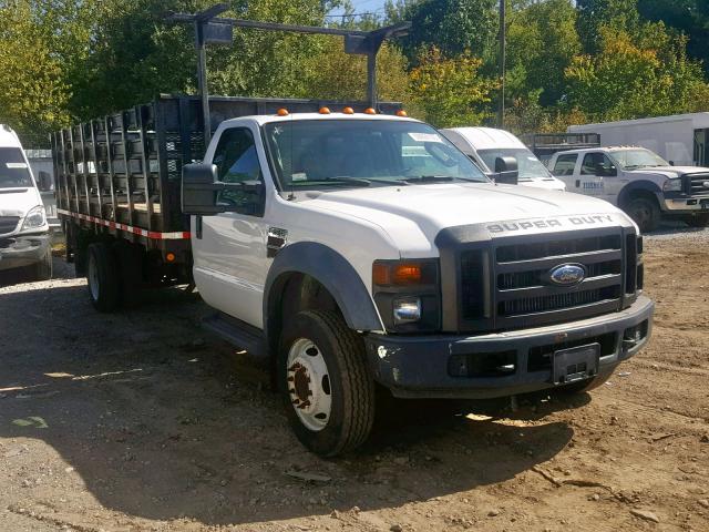 1FDAF56R88EC13620 - 2008 FORD F550 SUPER WHITE photo 1