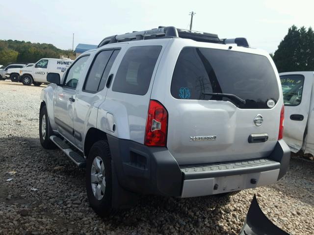 5N1AN0NW1DN818022 - 2013 NISSAN XTERRA X SILVER photo 3