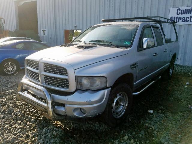 1D7HU18D33S336812 - 2003 DODGE RAM 1500 S SILVER photo 2