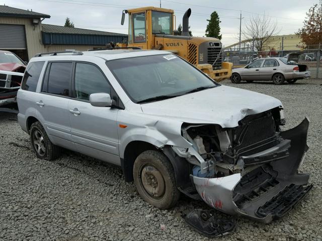 5FNYF18358B002846 - 2008 HONDA PILOT SE SILVER photo 1