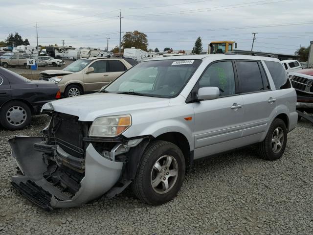 5FNYF18358B002846 - 2008 HONDA PILOT SE SILVER photo 2