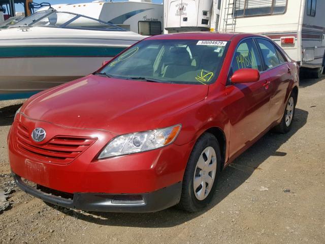 4T1BE46K57U026571 - 2007 TOYOTA CAMRY NEW RED photo 2