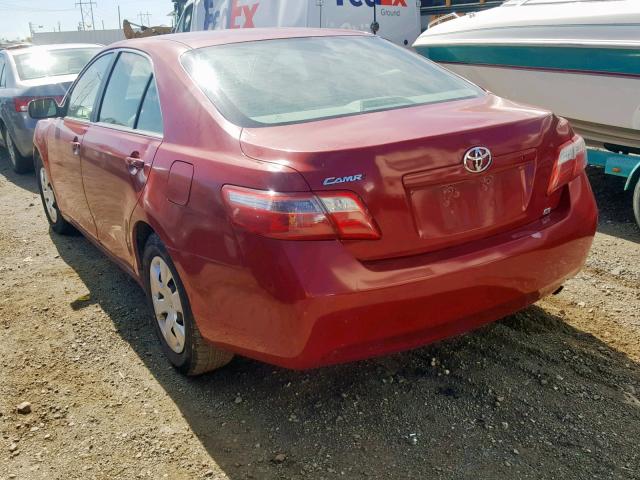 4T1BE46K57U026571 - 2007 TOYOTA CAMRY NEW RED photo 3
