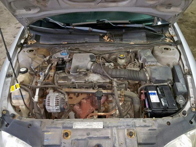 1G1JF524227470629 - 2002 CHEVROLET CAVALIER L SILVER photo 7