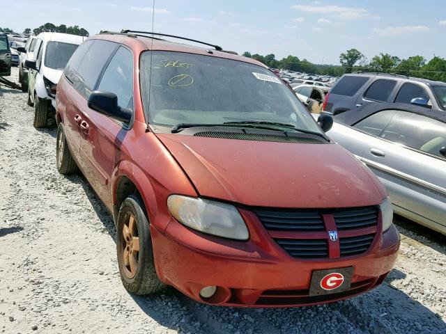 2D4GP44L96R825638 - 2006 DODGE GRAND CARA RED photo 1