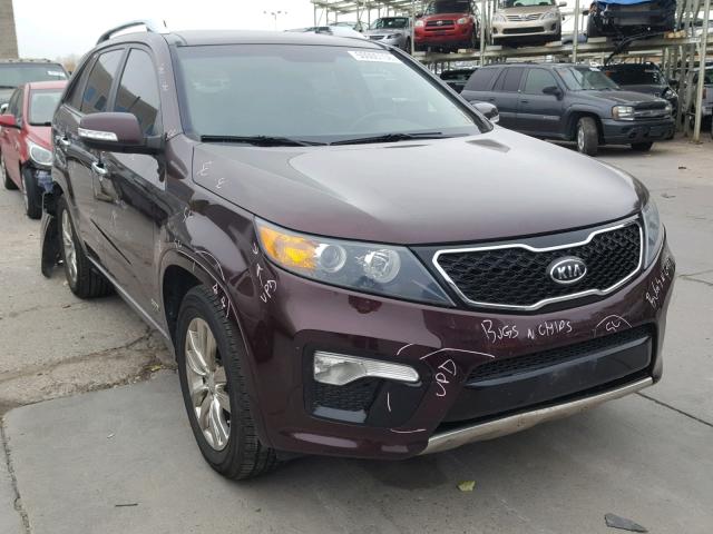 5XYKWDA27CG208552 - 2012 KIA SORENTO SX PURPLE photo 1