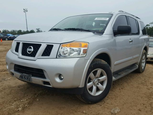 5N1BA0ND2DN602646 - 2013 NISSAN ARMADA SV SILVER photo 2