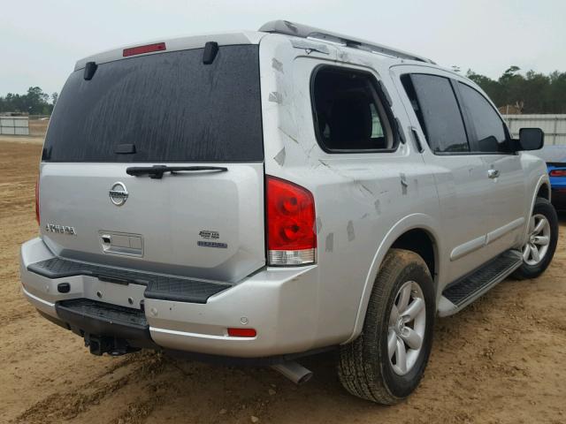 5N1BA0ND2DN602646 - 2013 NISSAN ARMADA SV SILVER photo 4